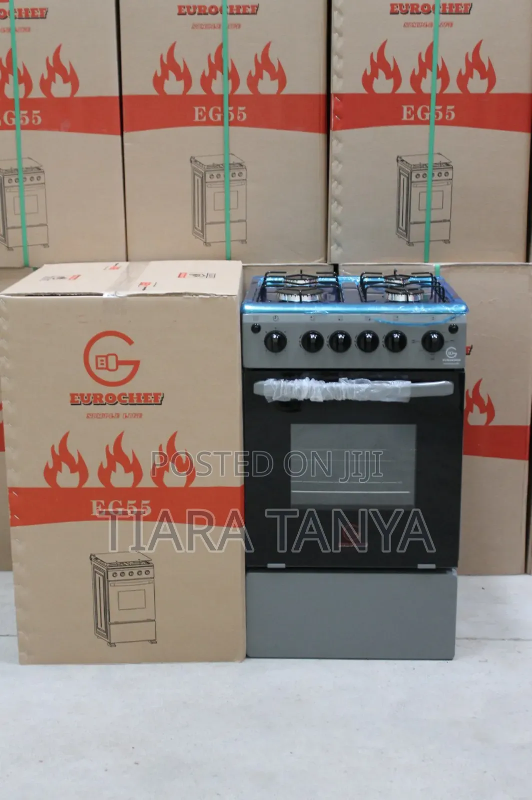 Eurcochef 50 by 55 3gas and 1 Electric Cooker