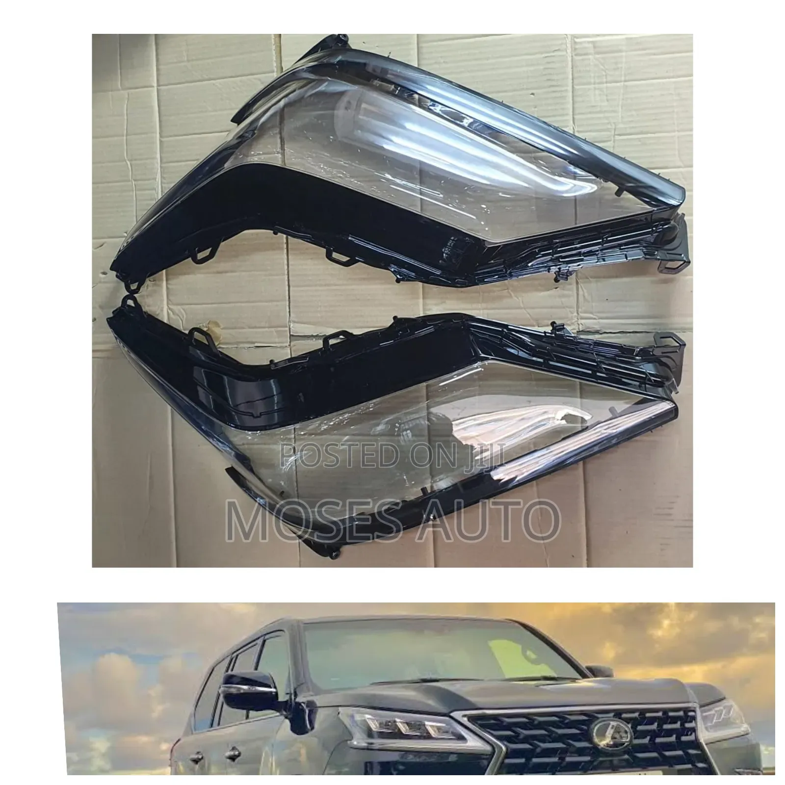 Lexus Lx 570 2021-2024 Headlights Lens