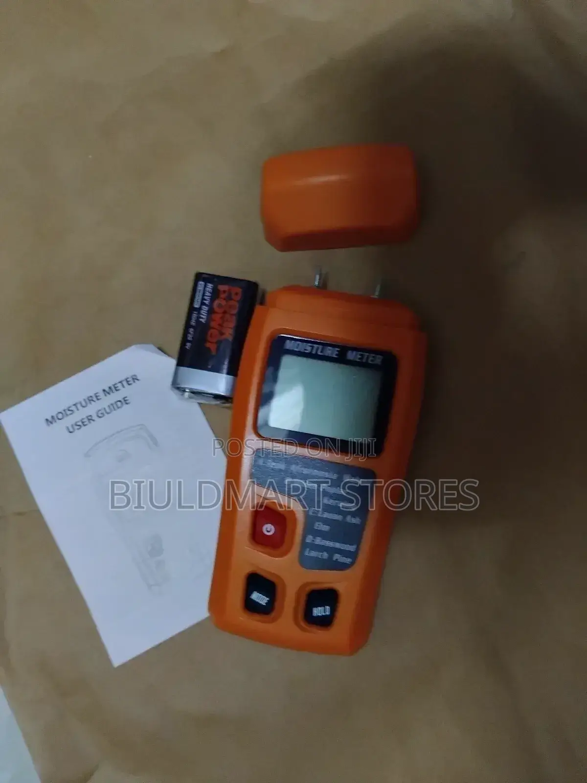 High Precision Pin-Type Moisture Tester With Backlit LCD for Carpentry