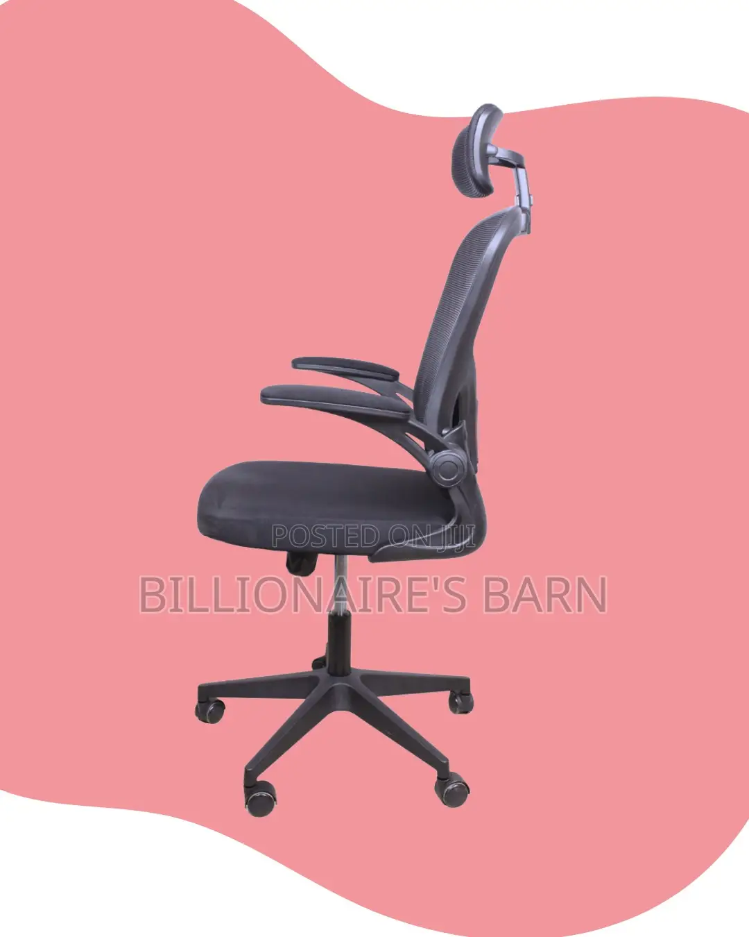 Grey Ergonomic Office Chair | Heavy-Duty Steel Frame