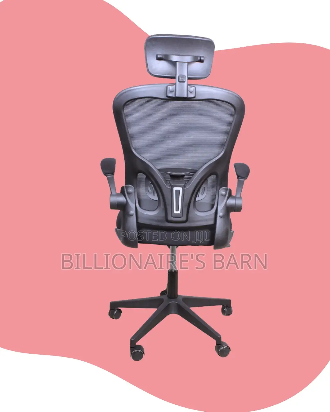 Grey Ergonomic Office Chair | Heavy-Duty Steel Frame