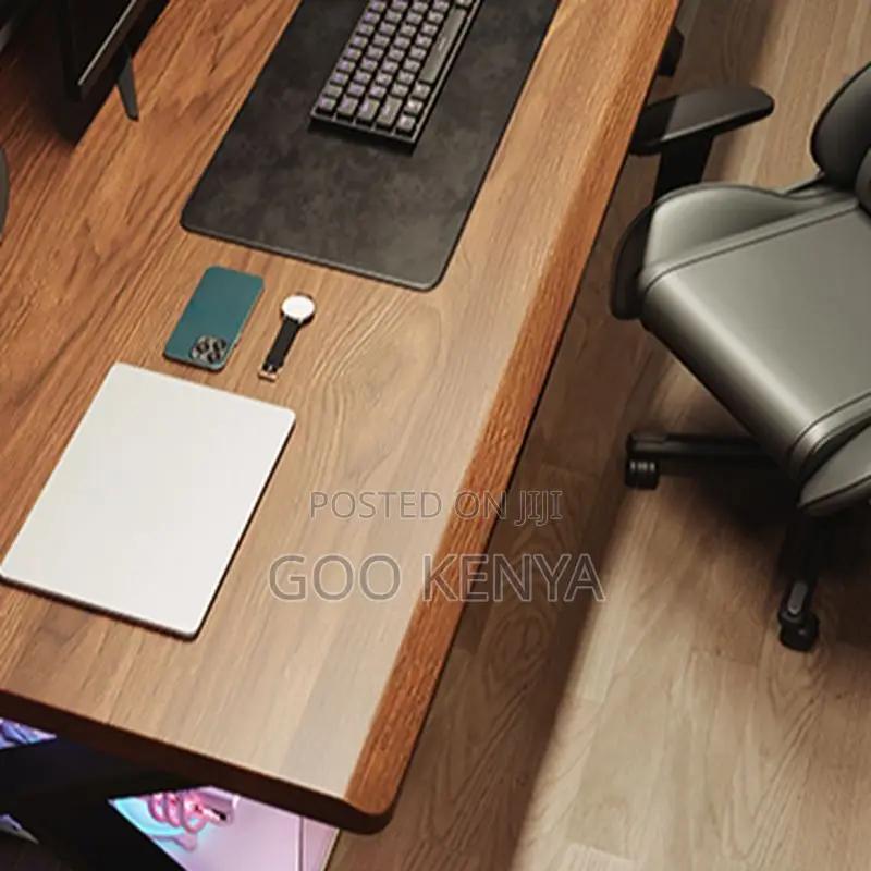 Office Table; 1.2m Wooden Top Office Desk With Sturdy Metal Legs