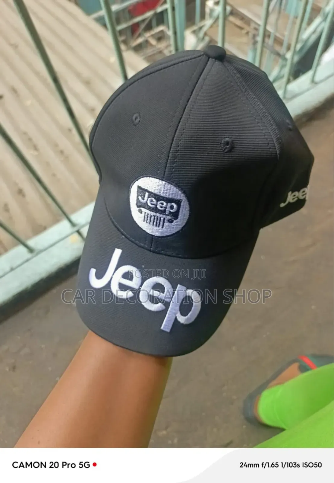 Black Jeep Branded Cap