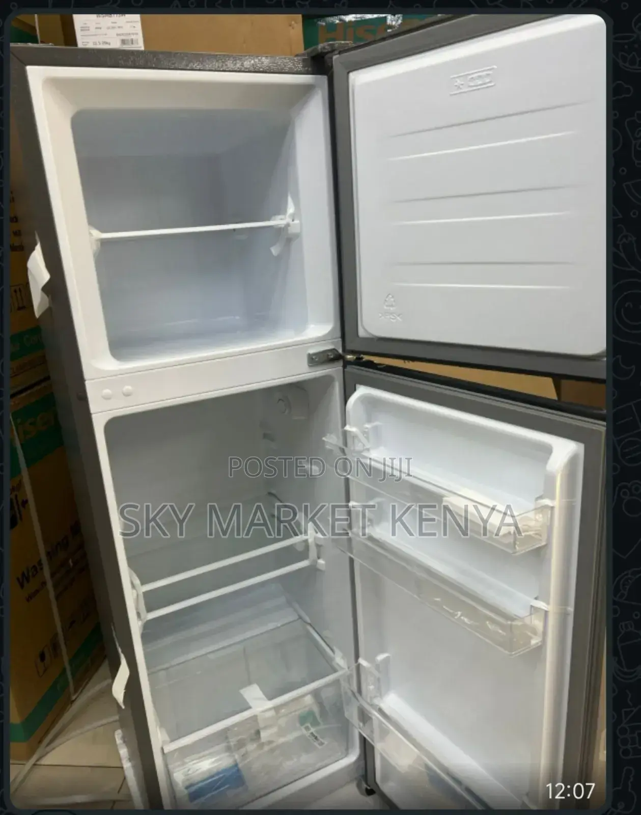Hisense Ref 154 Dr Double Door 154 Litres Fridge