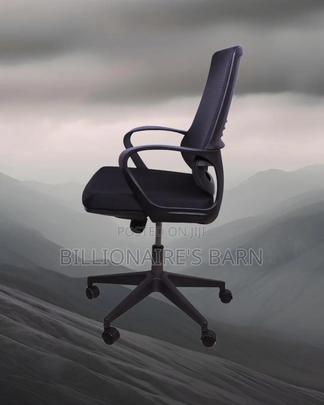 Black Ergonomic Mesh Office Chair (Adjustable) — Price Drop Today
