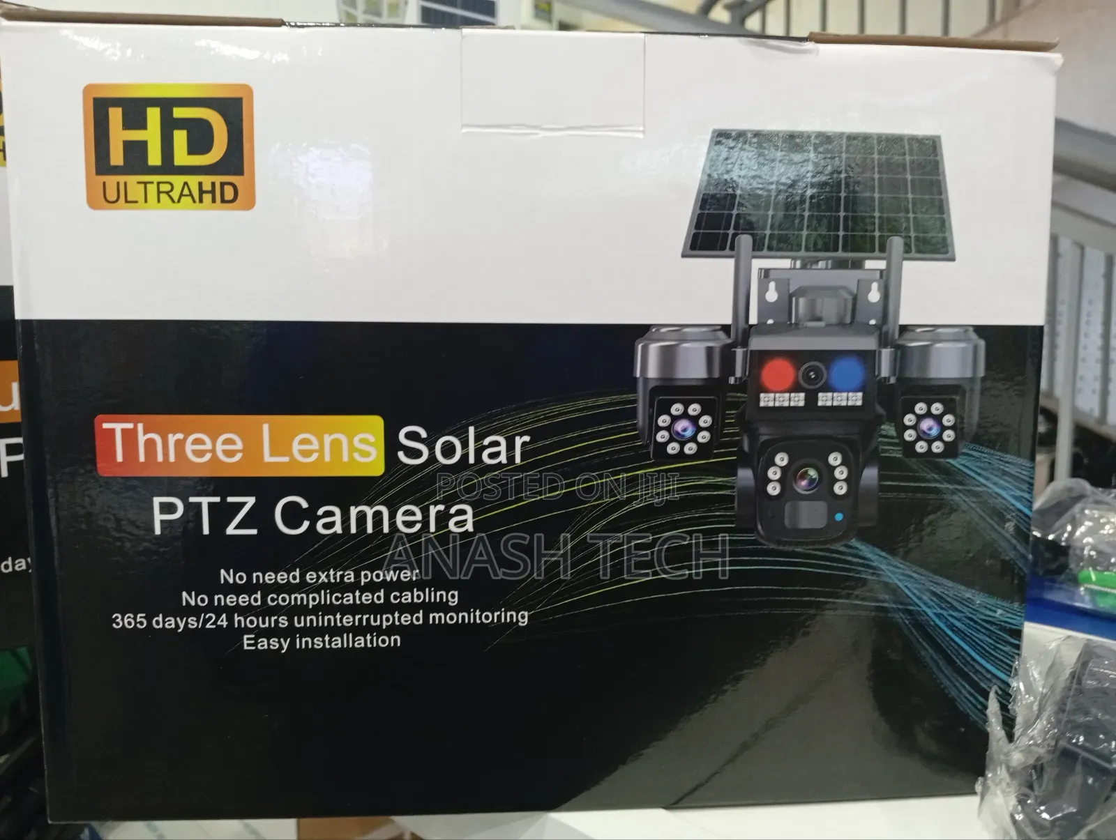Quality Solar Triple Lens 4g With Optical Zooming