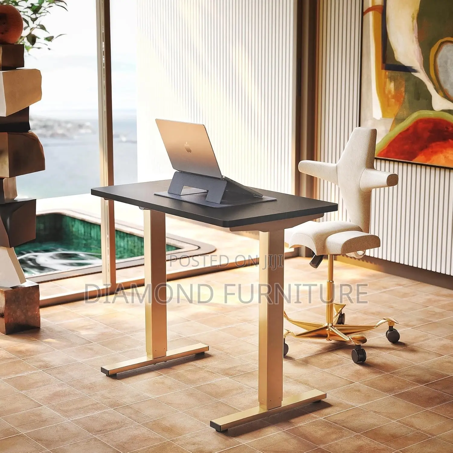 Office Furniture;Modern (1800mm) Electric Standing Desk-Height Control