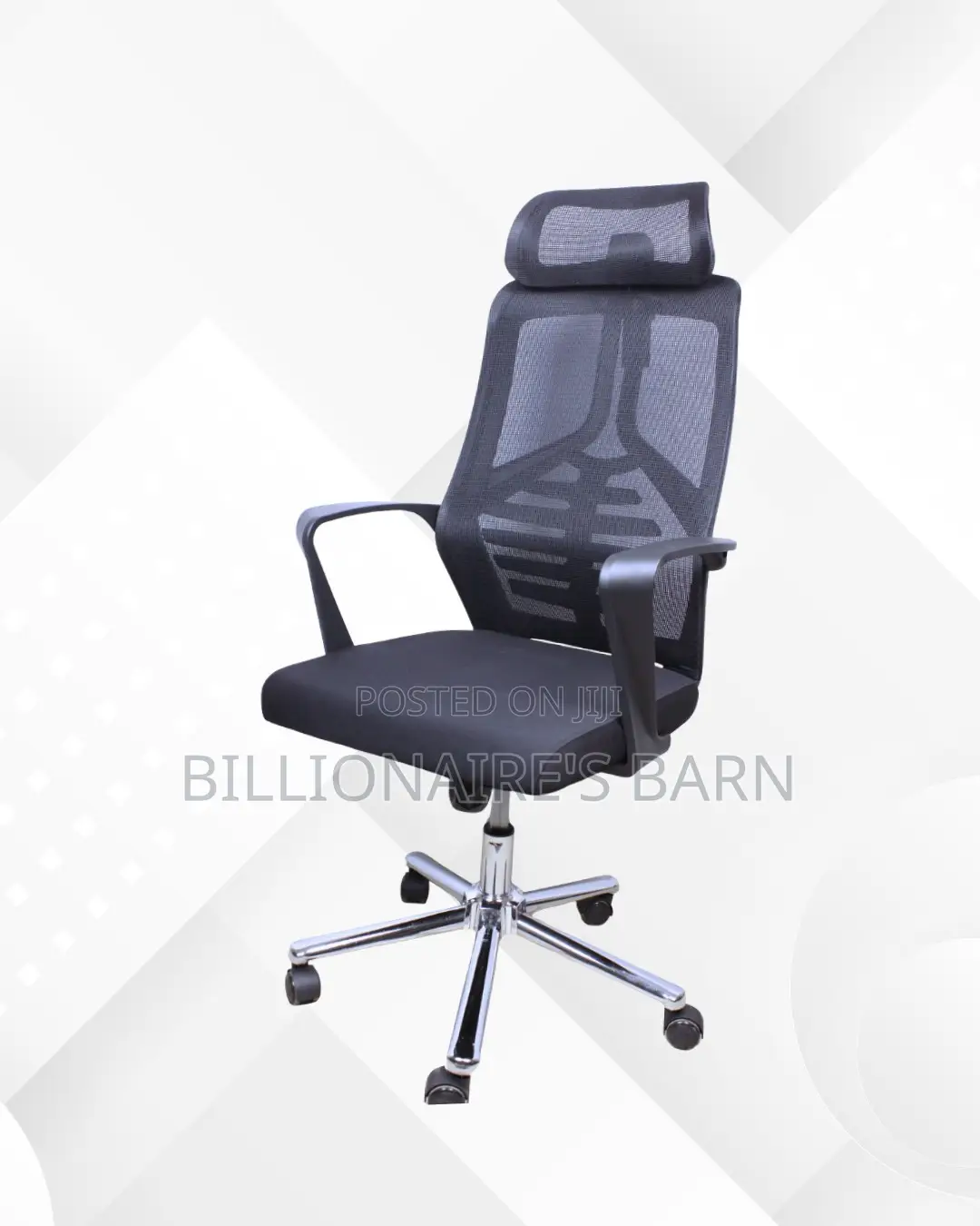 Breathable High Back Mesh Office Chair — Boosts Posture Focus
