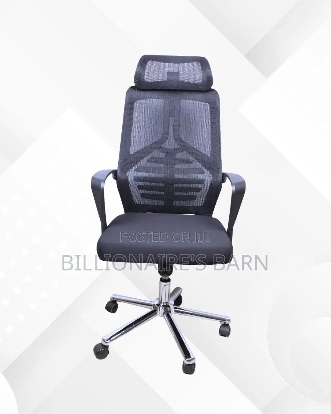 Breathable High Back Mesh Office Chair — Boosts Posture Focus