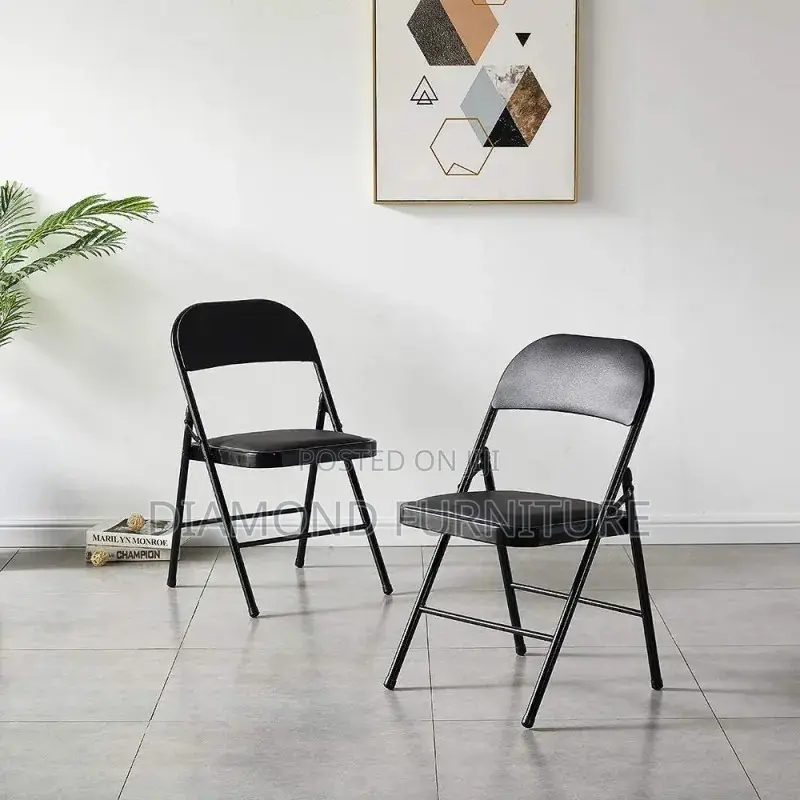 Home Furniture;Portable Padded Foldable Diningchair for Comfort Ease