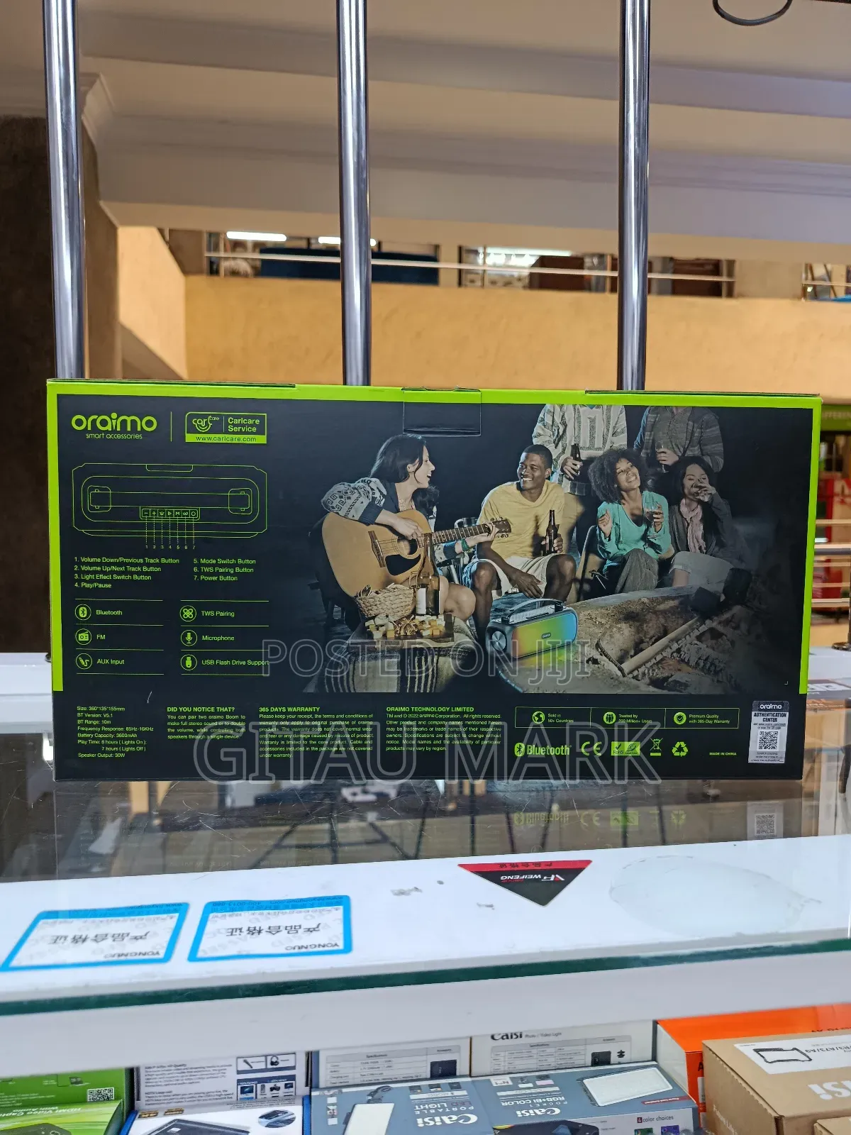 Oraimo Bass Go Boom Portable Wireless Speaker