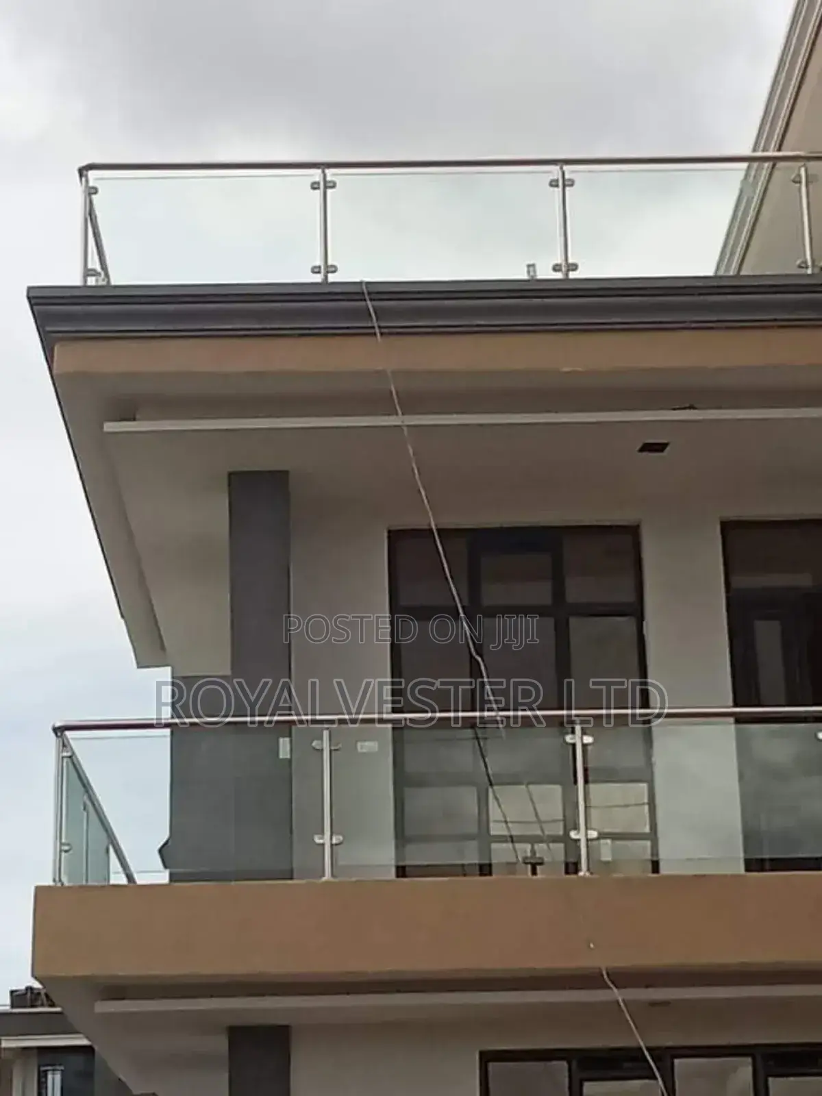 Stainless and Glass Balcony