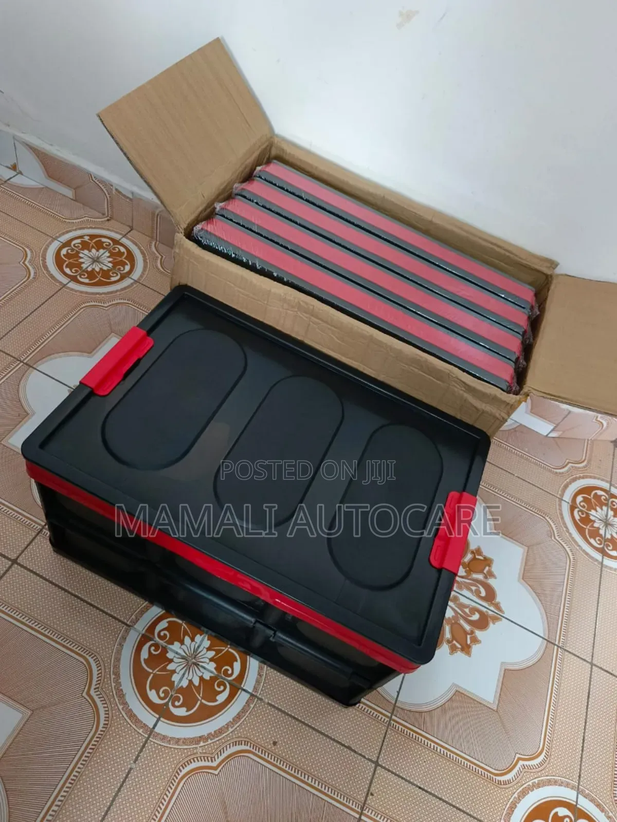 Plastic Car Boot Organizer 56l Large Capacity (53cm X 36cm X 29cm
)