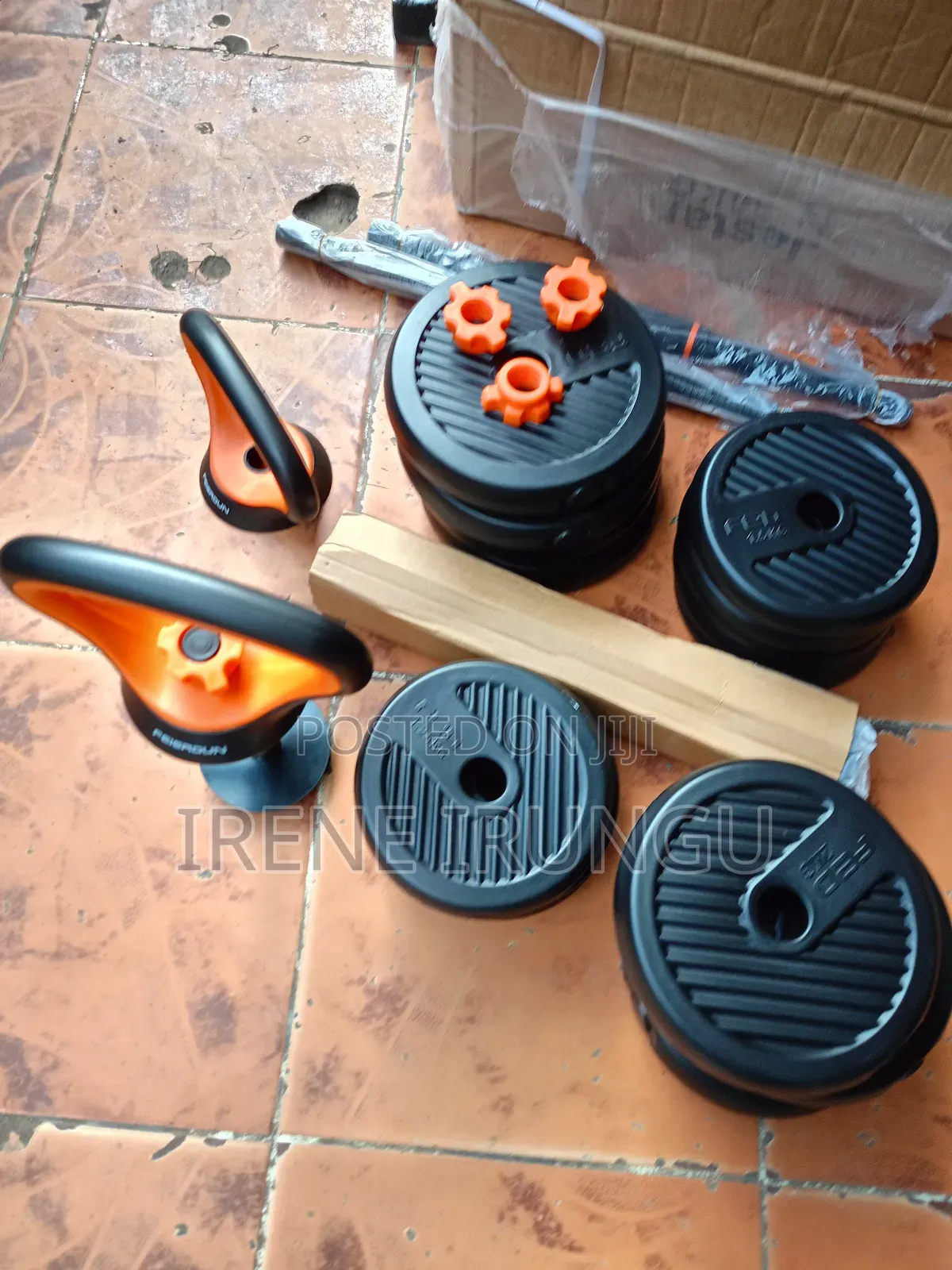 50kgs Kettlebell Dumbbell Set