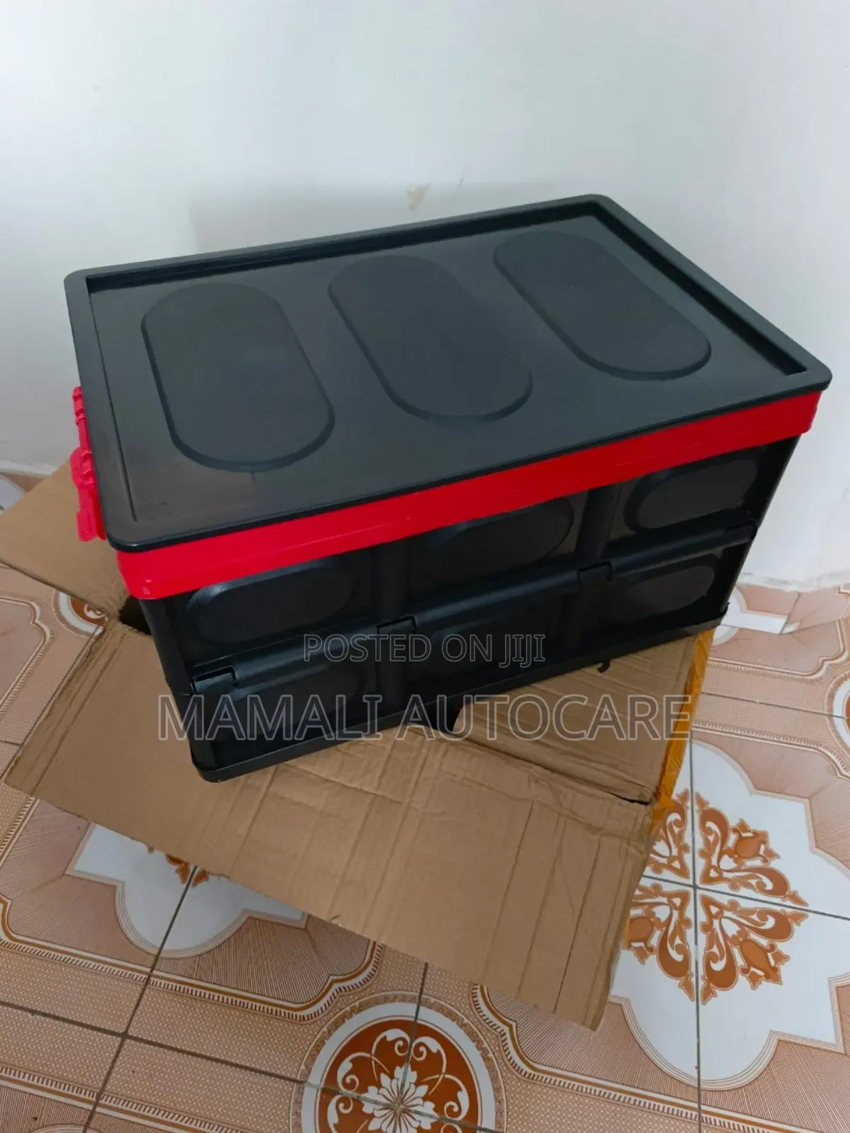 Spacious Plastic Car Boot Organizer 56l(53cm X 36cm X 29cm)