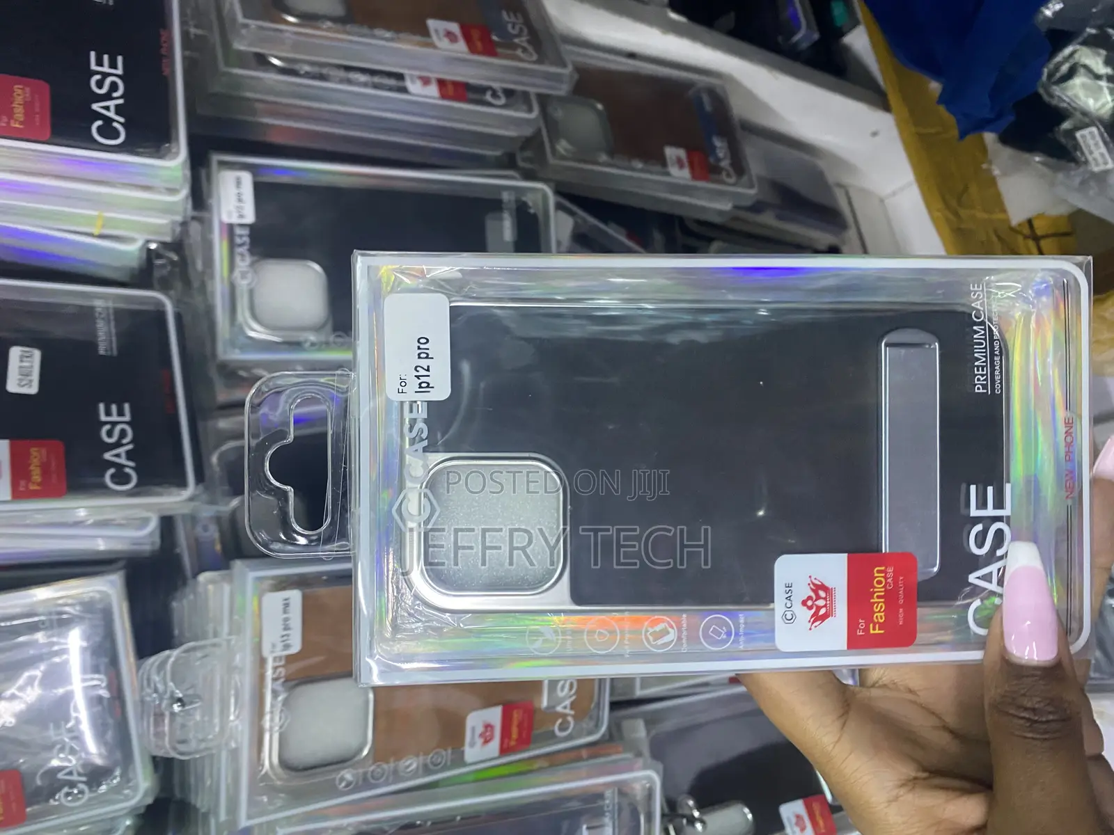 Niaster iPhone 2 Pro Leather Cover, Built-in Invisible Stand
