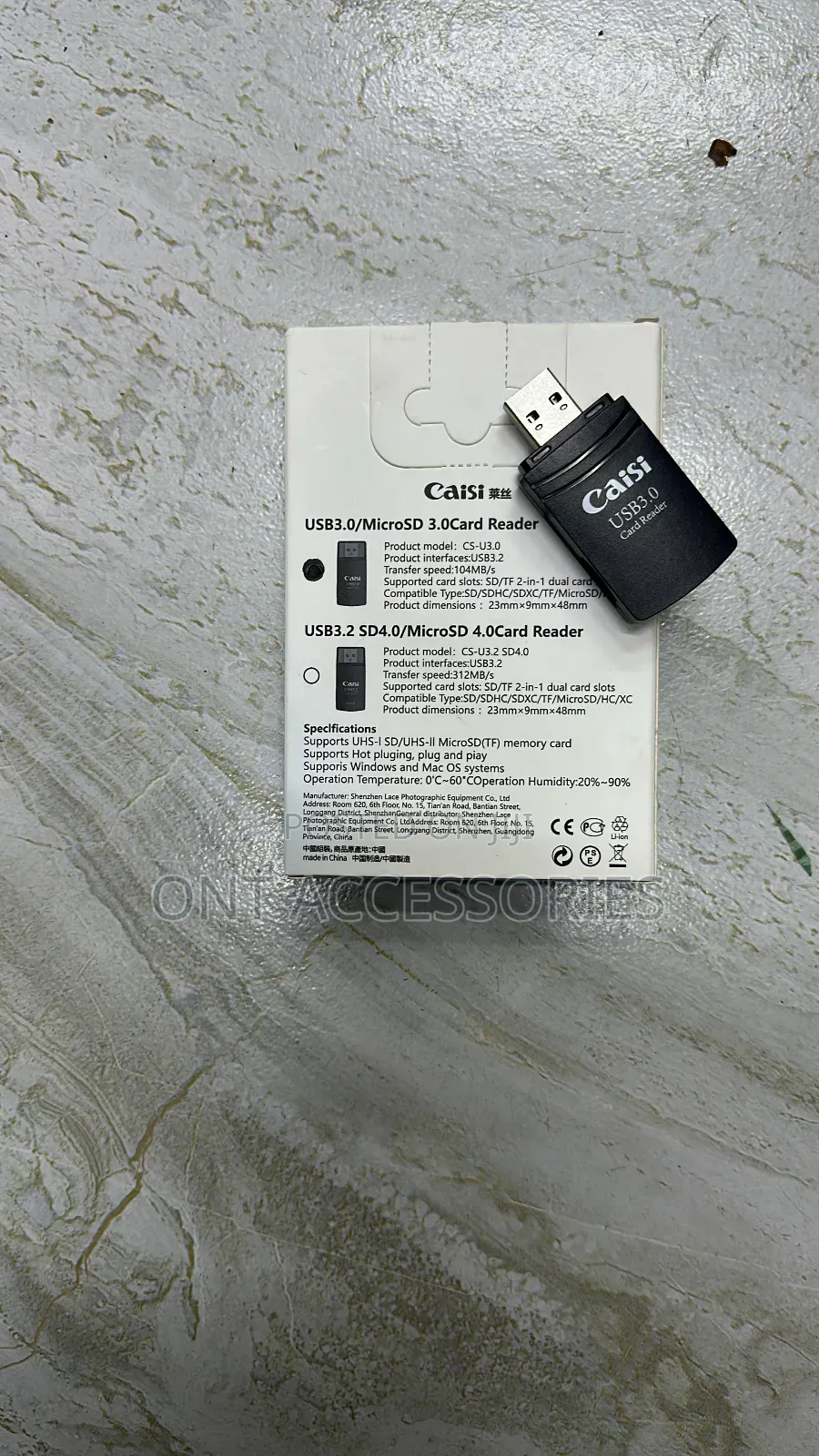 Caisi Usb 3.0 High Speed Sd and Micro Sd Card Reader
