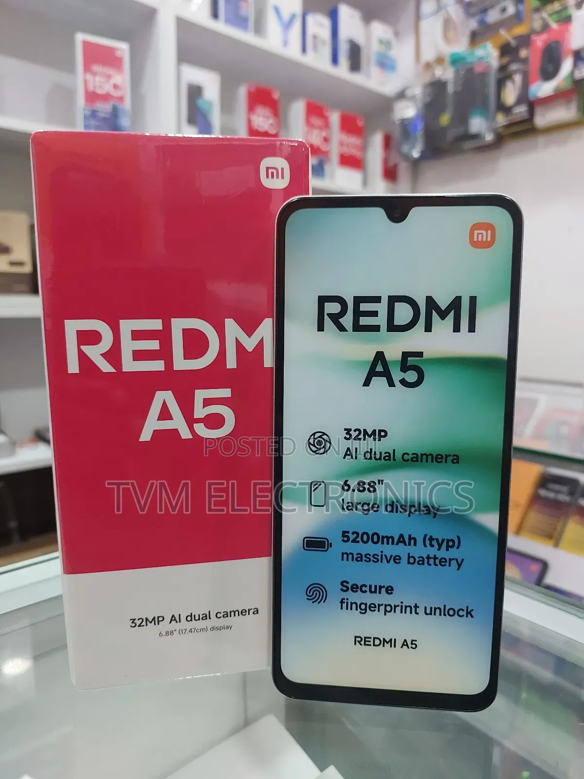 New Xiaomi Redmi A5 4G 64 GB Black