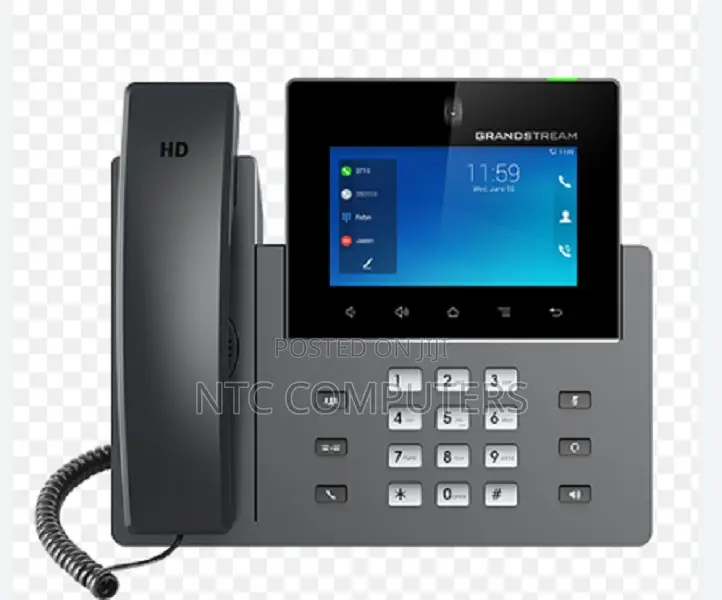 Gxv3450 Ip Video Phone, 16 Sip Accounts, 16 Lines, 2x Gbe Poe,