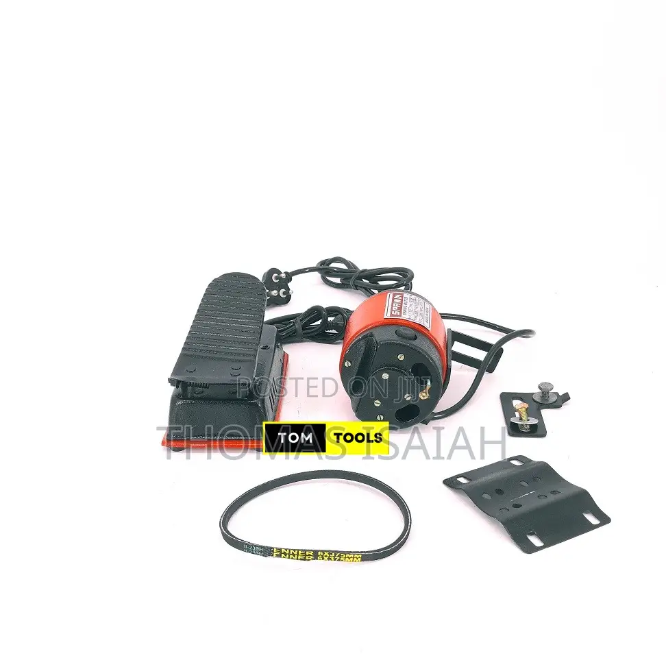 Large Sewing Machine Motor With Regulator Foot Pedal