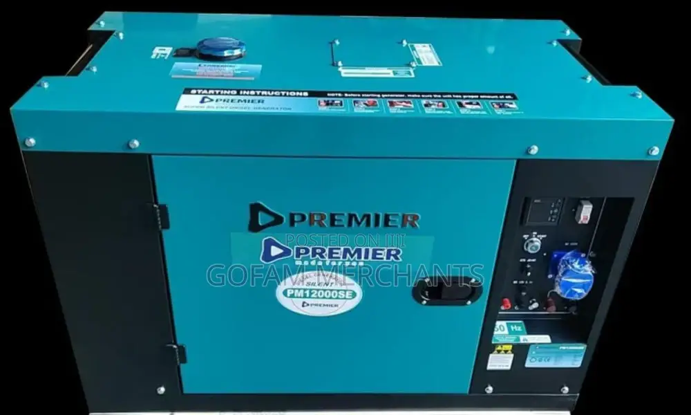 Premier 12kva Silent Diesel Generator With Ats