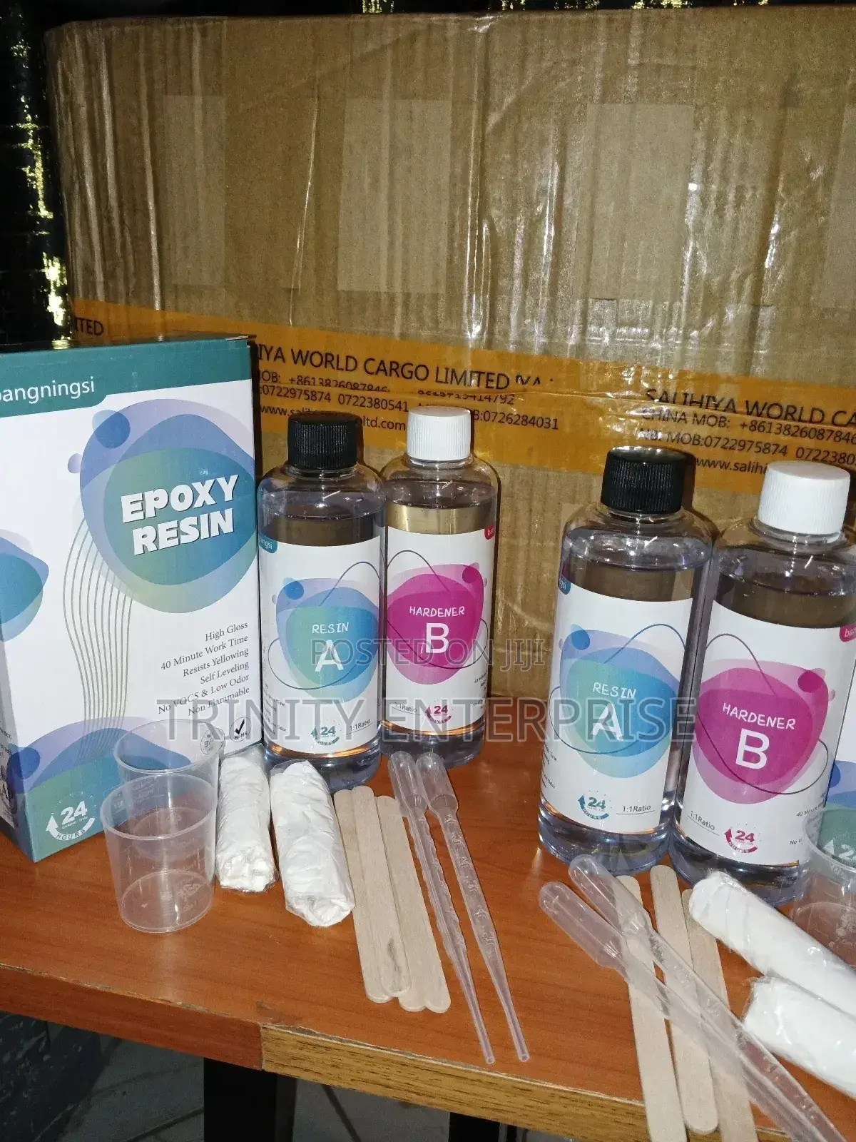 Resin Kit 500g Clear Resin Hardener