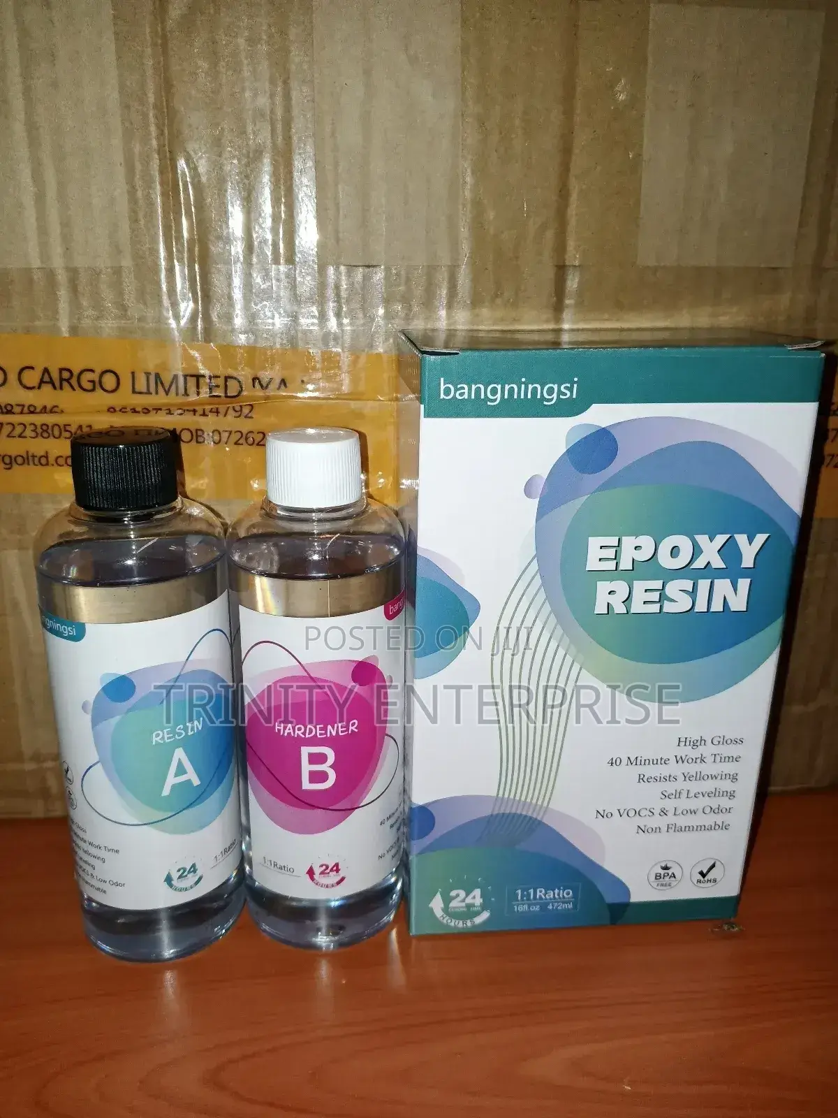 Resin Epoxy Hardener 0.5 L Mixing Ratio 1:1