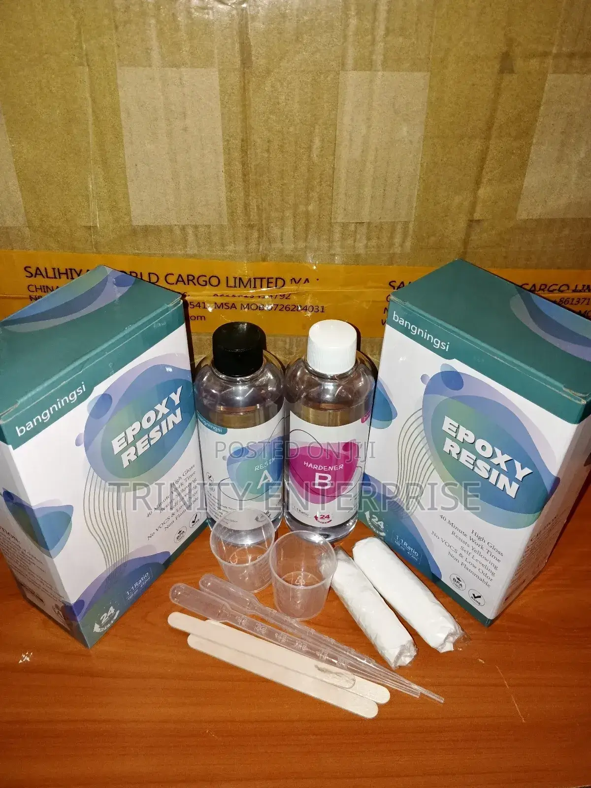 Resin Epoxy Hardener 0.5 L Mixing Ratio 1:1
