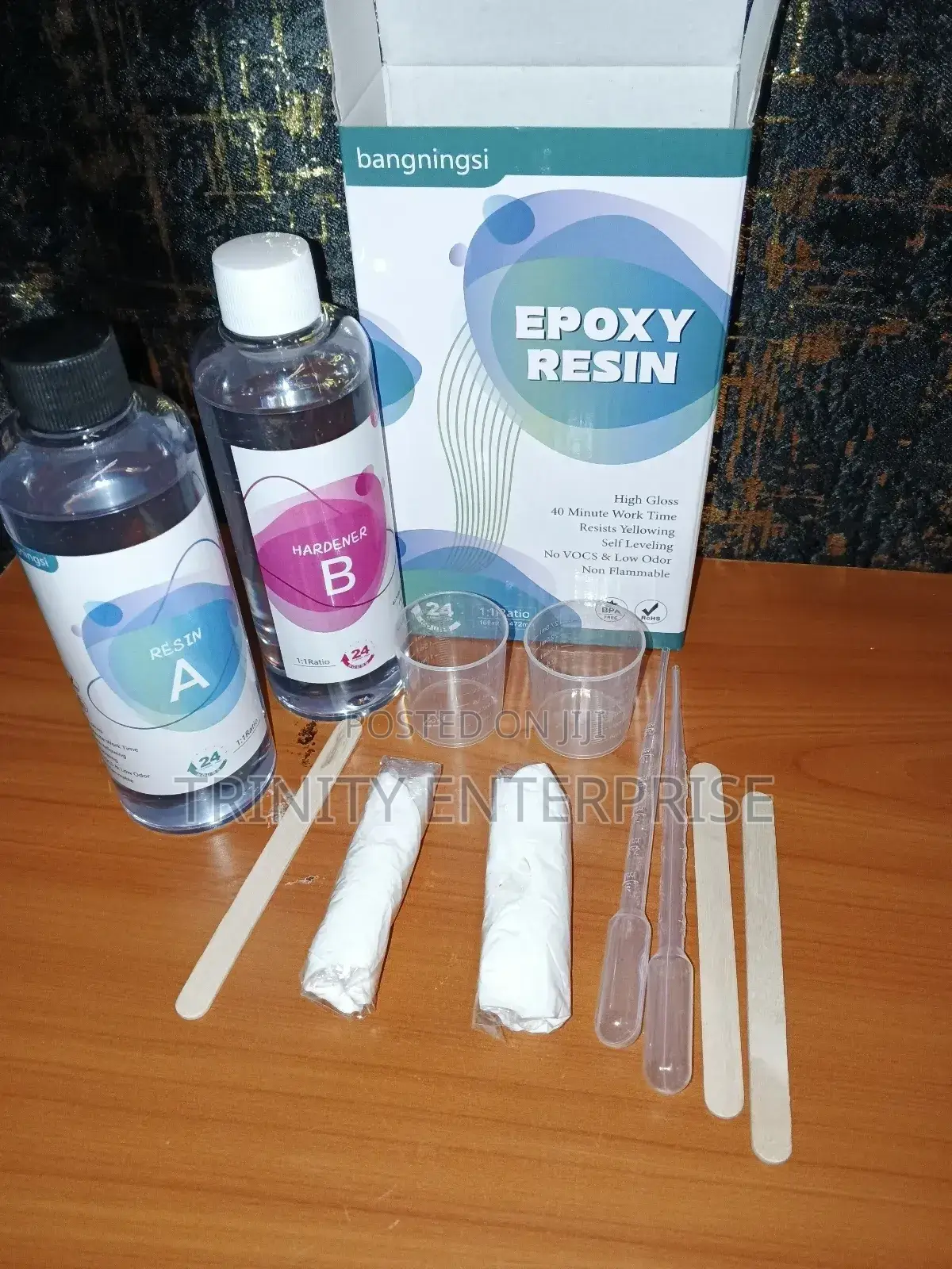 Premium Epoxy Resin and Hardrner Ab Glue 500g Kit