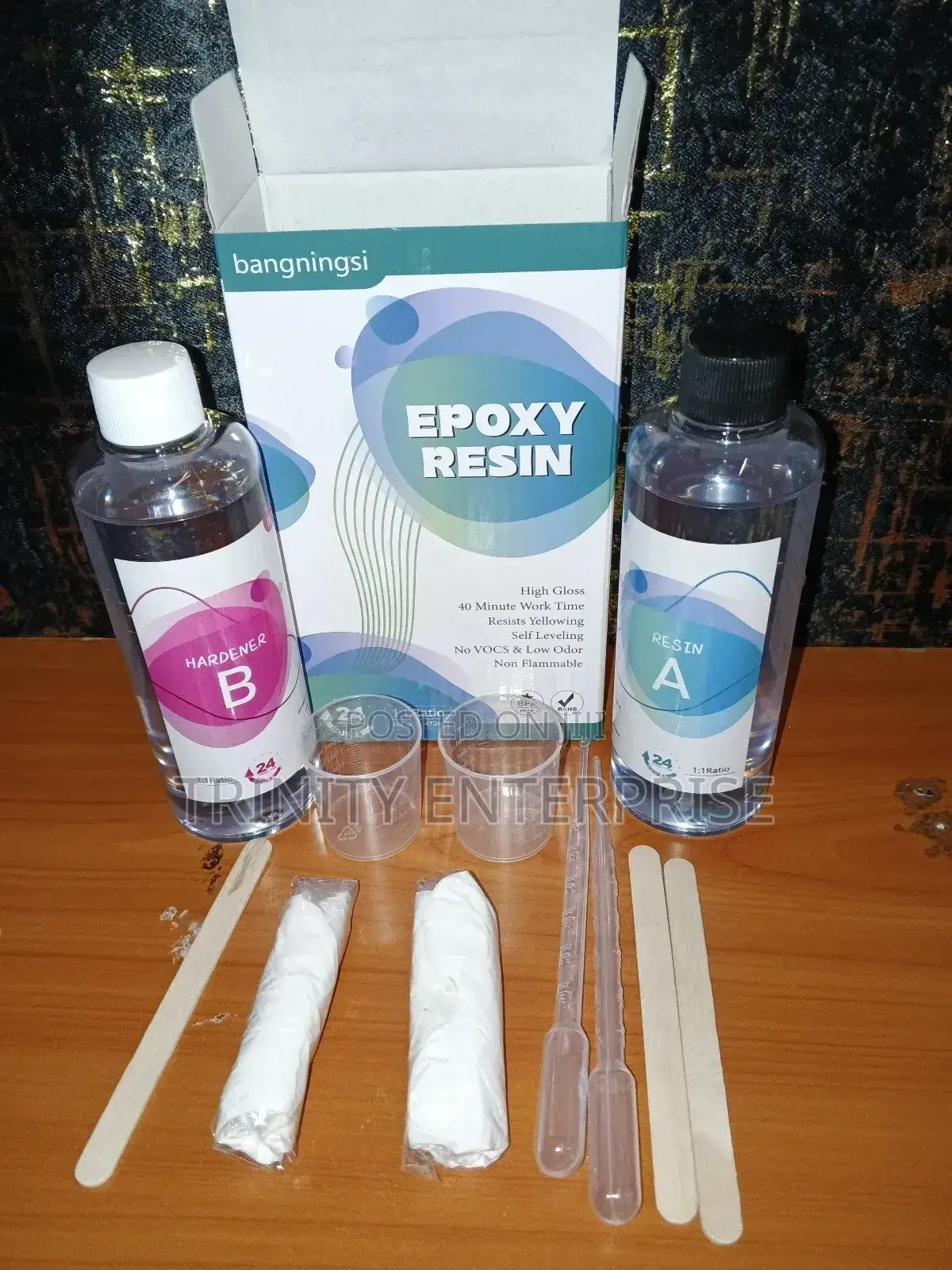 Premium Epoxy Resin and Hardrner Ab Glue 500g Kit