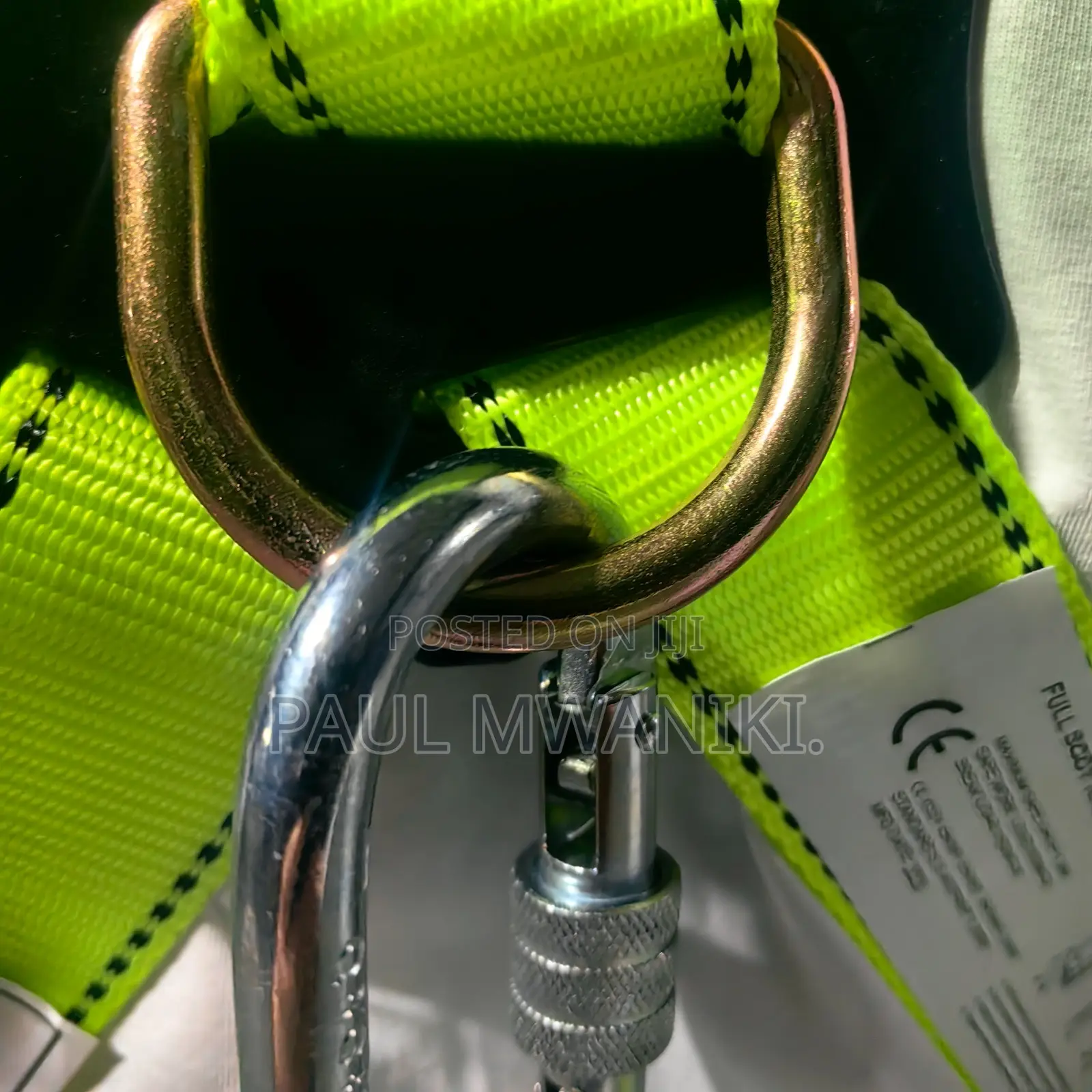 Full Body Safety Harness + Double Lanyard