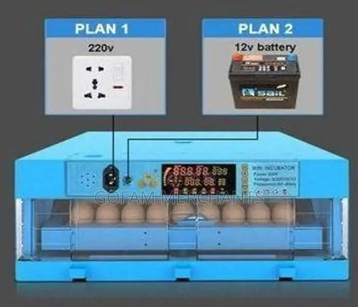 64-Eggs Automatic Egg Incubator Temperature Control Hatcher