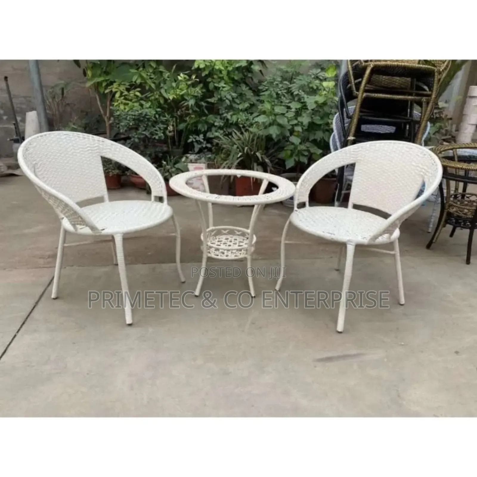 Outdoor Space 2 Chairs 1 Table Set.