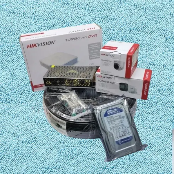Hikvision CCTV Kit 2 Cameras 1080p With Mobile Remote Monitoring