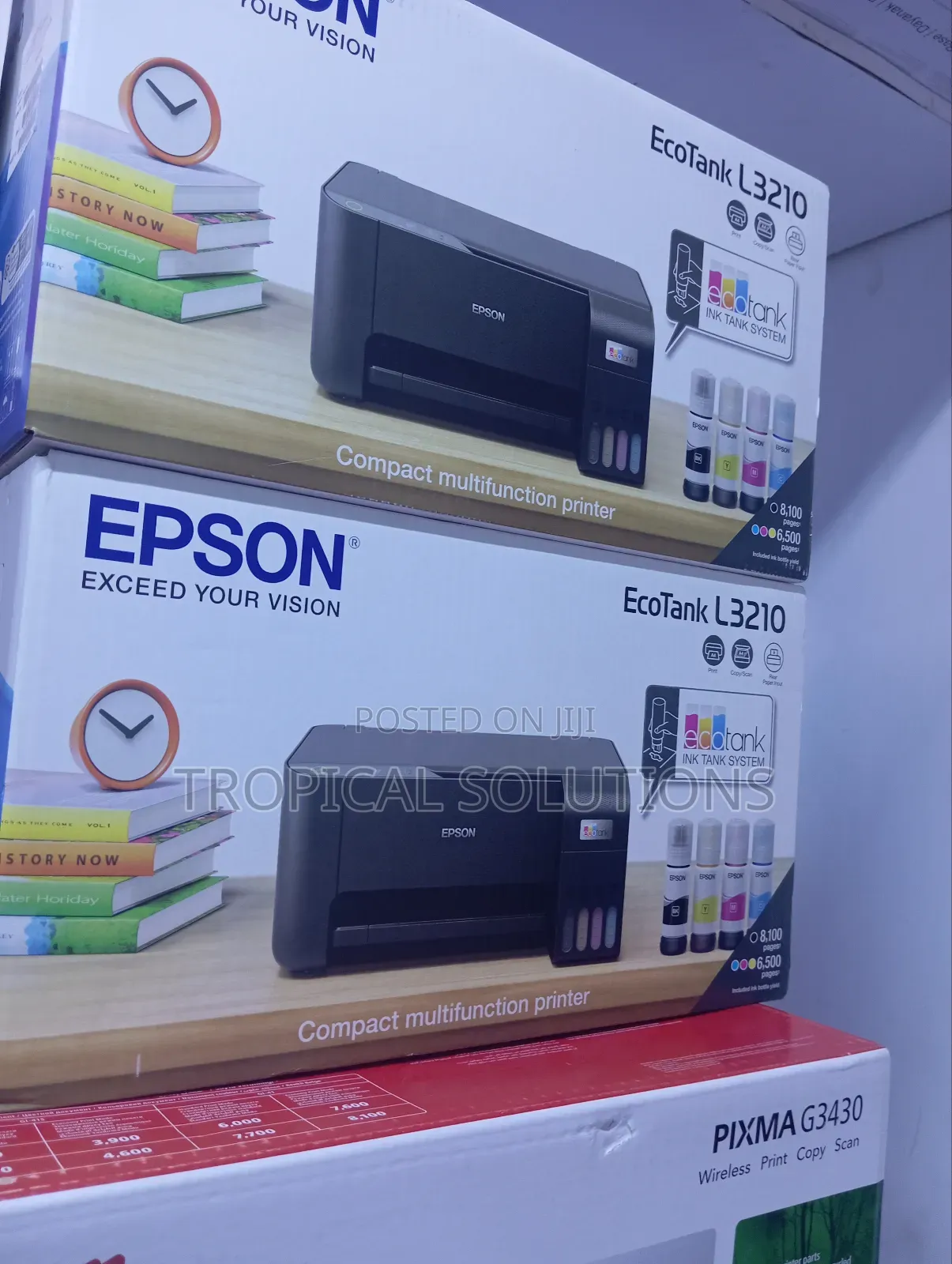 Epson L3210 Inkjet Printer L3210 Ecotank Printer Available