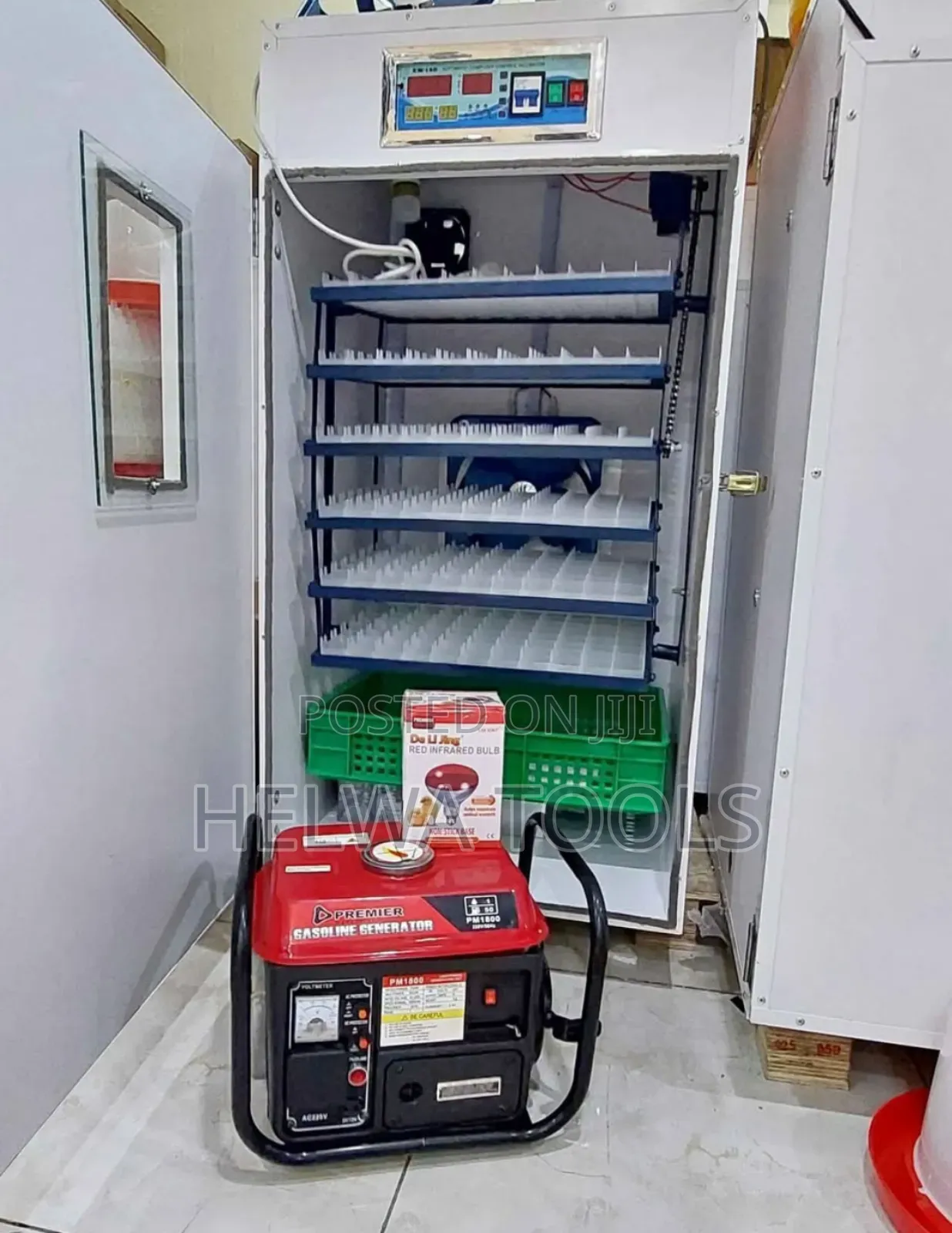 528 Eggs Incubator With Back Up Generator