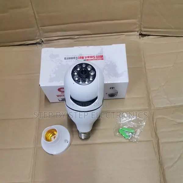 1080p 2mp Smart Security Surveillance PTZ Rotating Wifi Bulb Camera