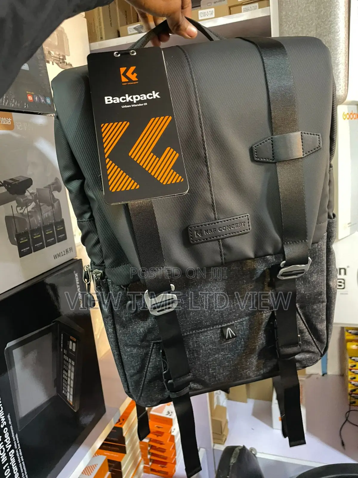 K F Camera Bag for Photographers 20l Urban Wander 01 Grey