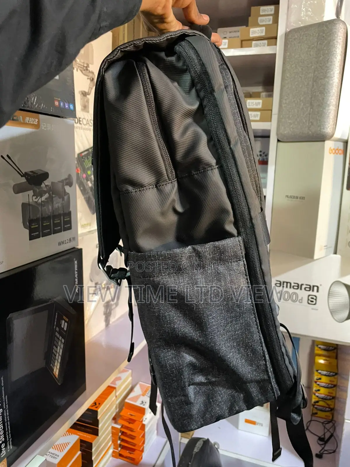 K F Camera Bag for Photographers 20l Urban Wander 01 Grey