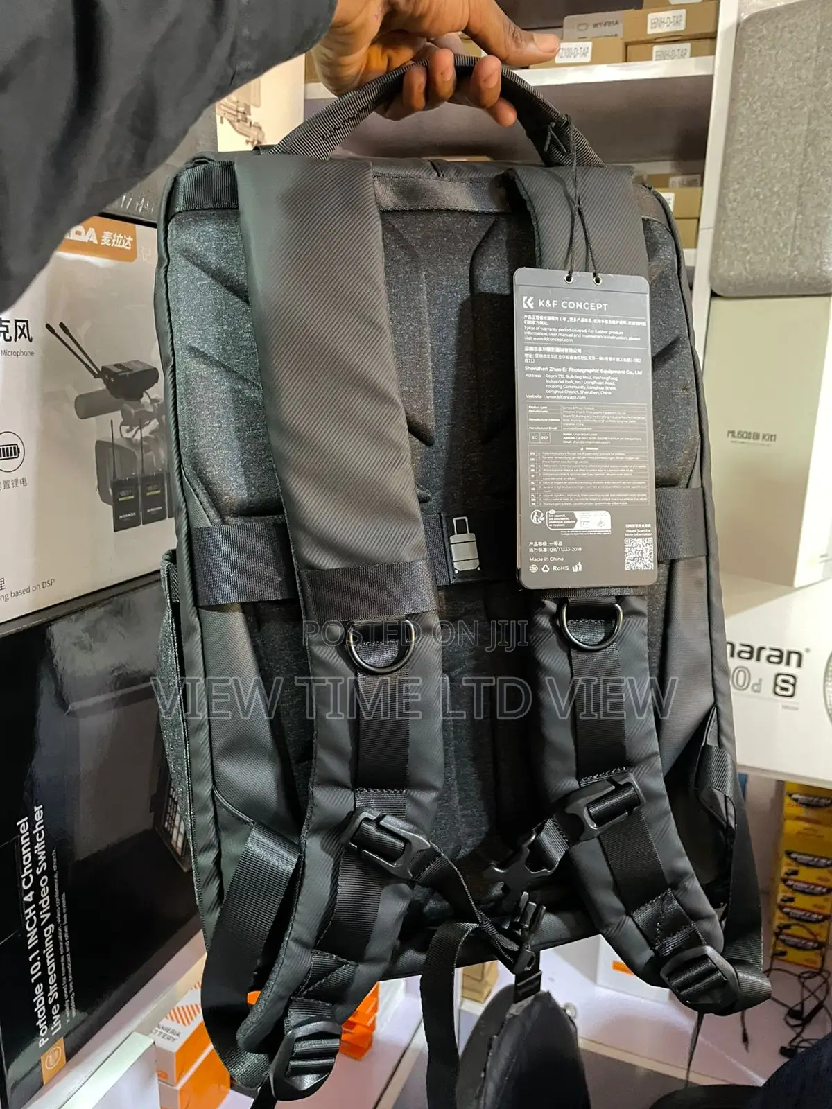 K F Camera Bag for Photographers 20l Urban Wander 01 Grey