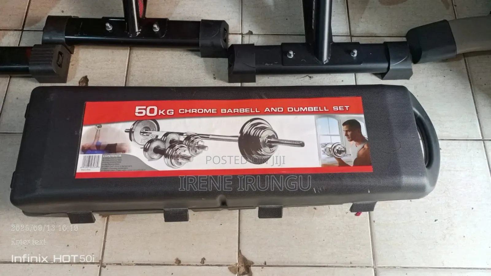 Grey Adjusting 50kg Set+ 50kg Dumbbell Set