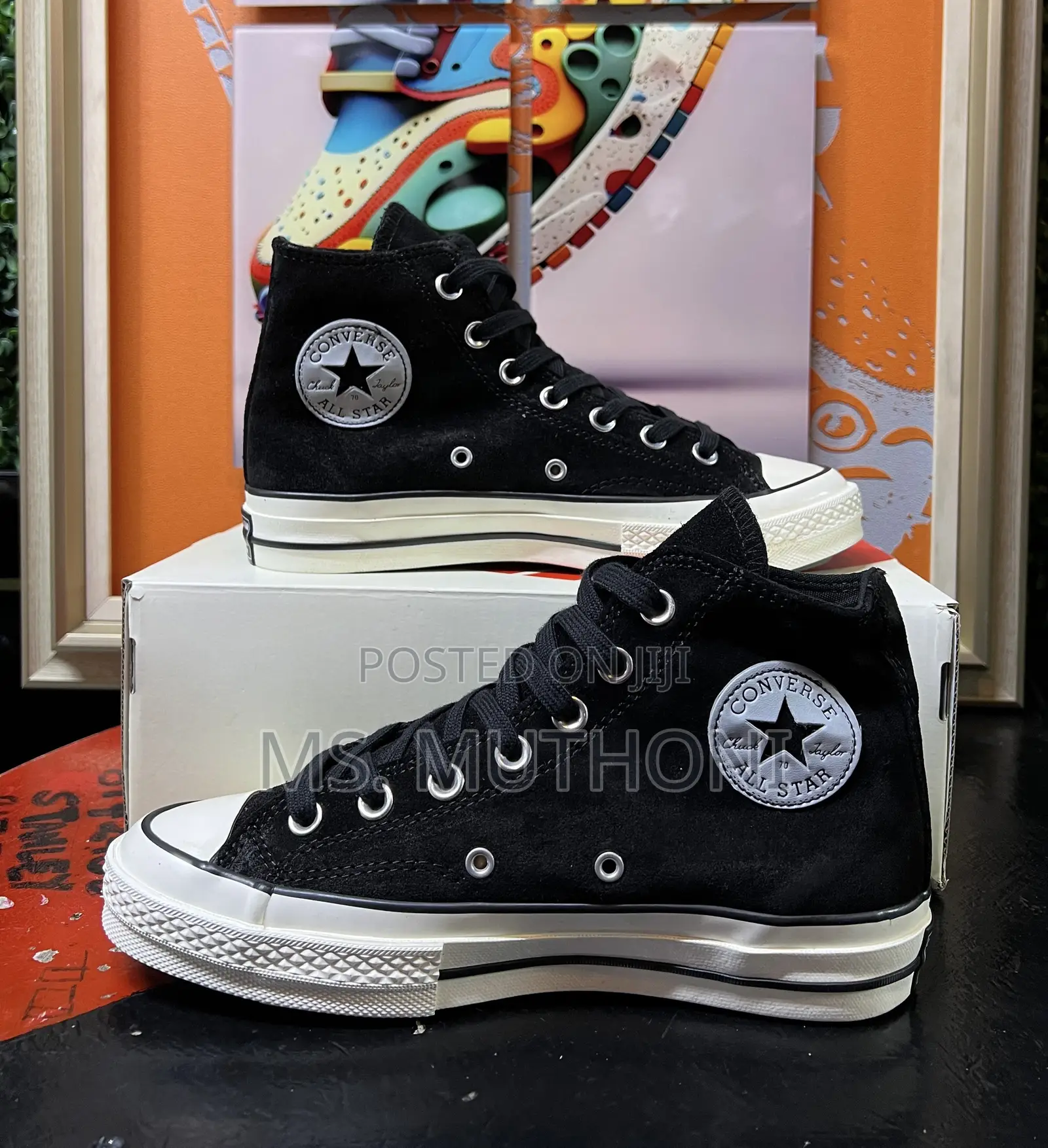 Brand New Suede Converse “Chuck Taylor” Allstars ( Black /Brown )