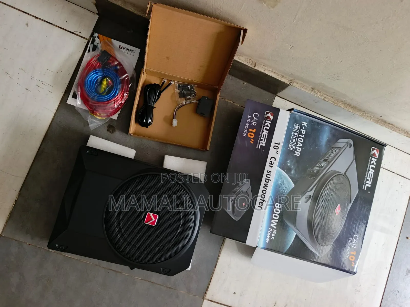 Universal Design 10" Kuerl 800w Underseat Subwoofer