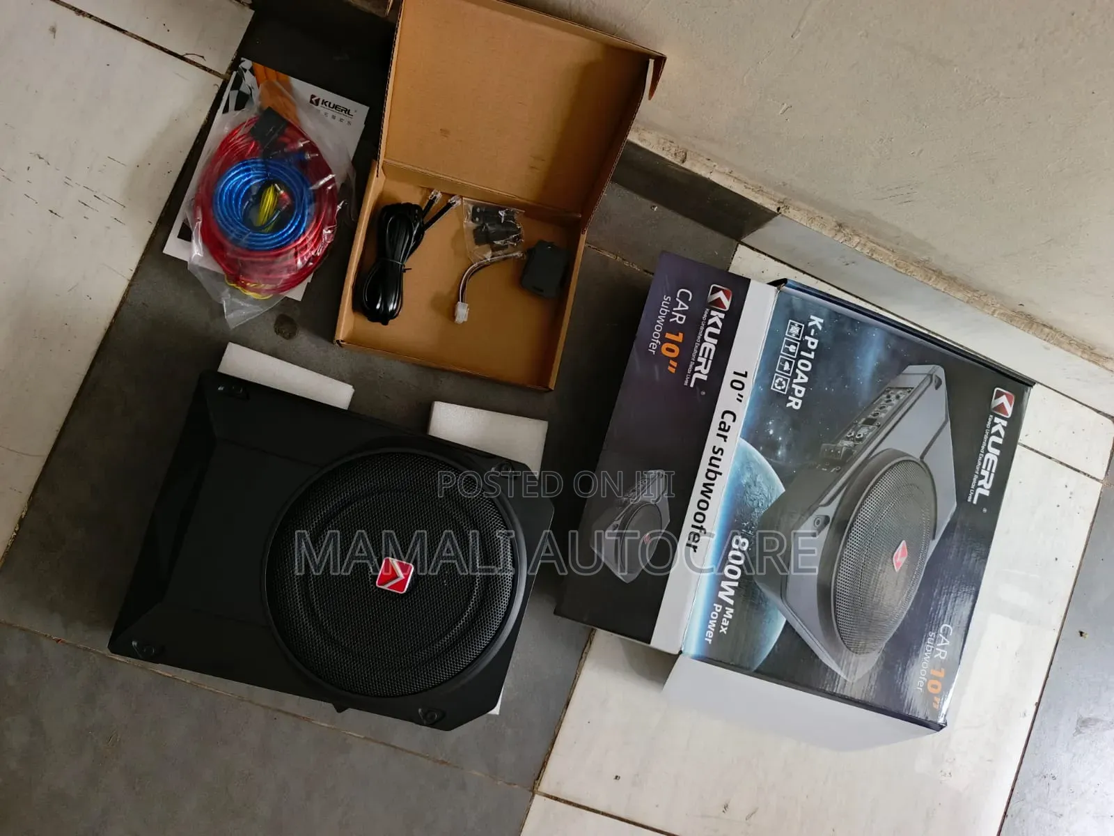 Space-Saving 10" 800w Kuerl Car Subwoofer