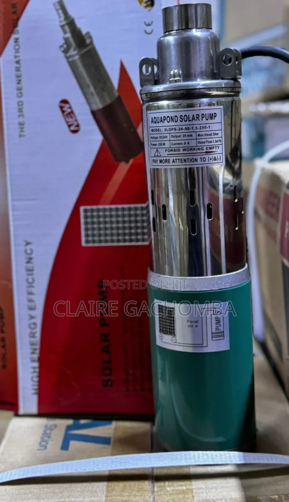 Aquapond 250w Solar Submersible Pump