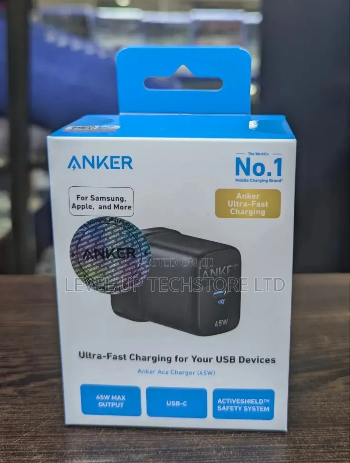 Anker 313 Charger (Ace, 45w) – A2643k11 – Black