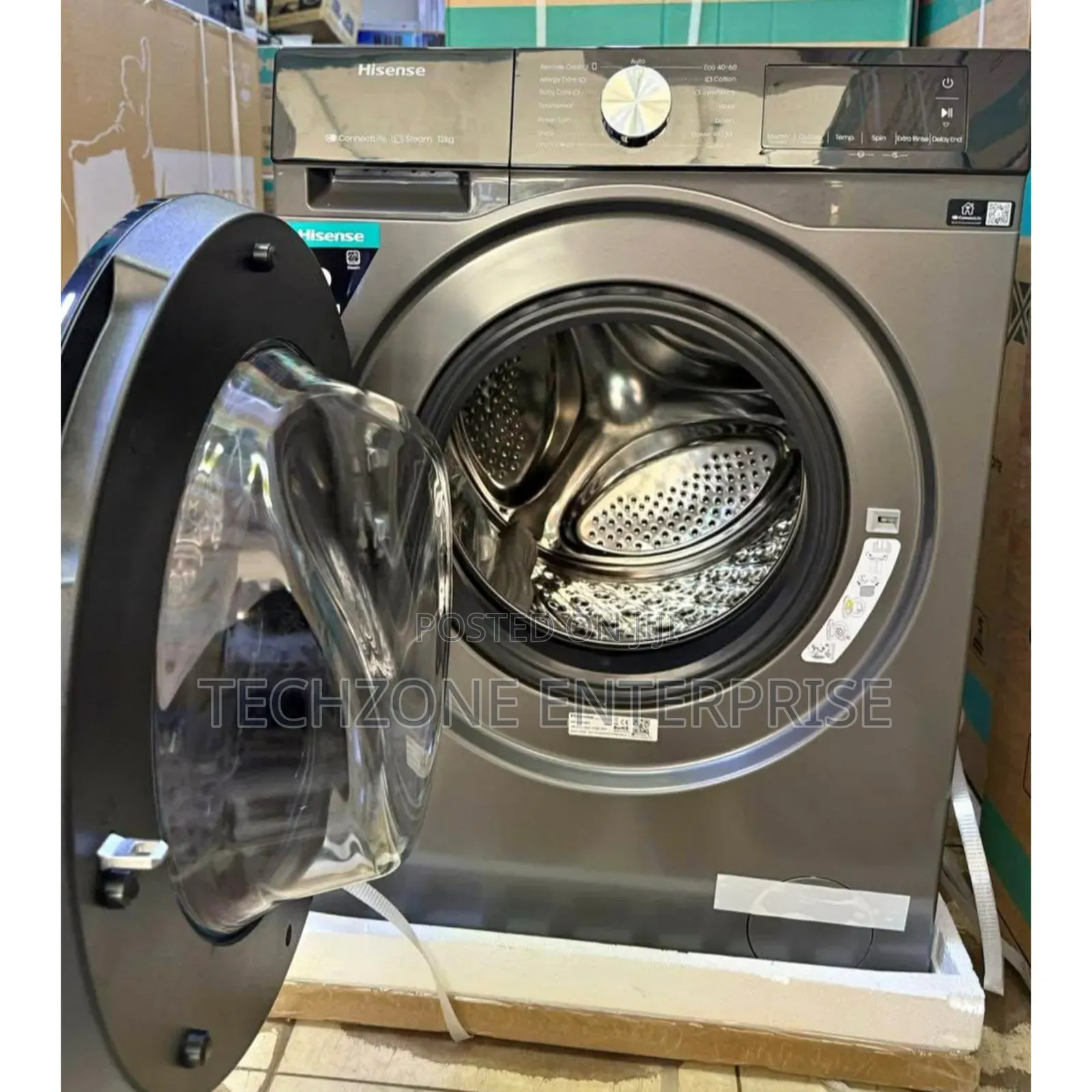 Hisense 12kg Wf3q1242bt Washing Machine,Front Load