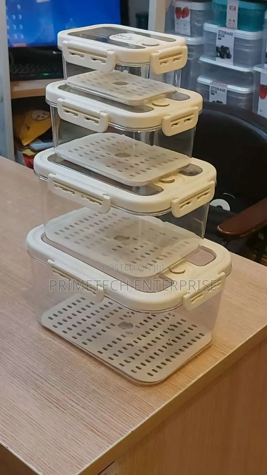 4 PCS Fridge Organiser