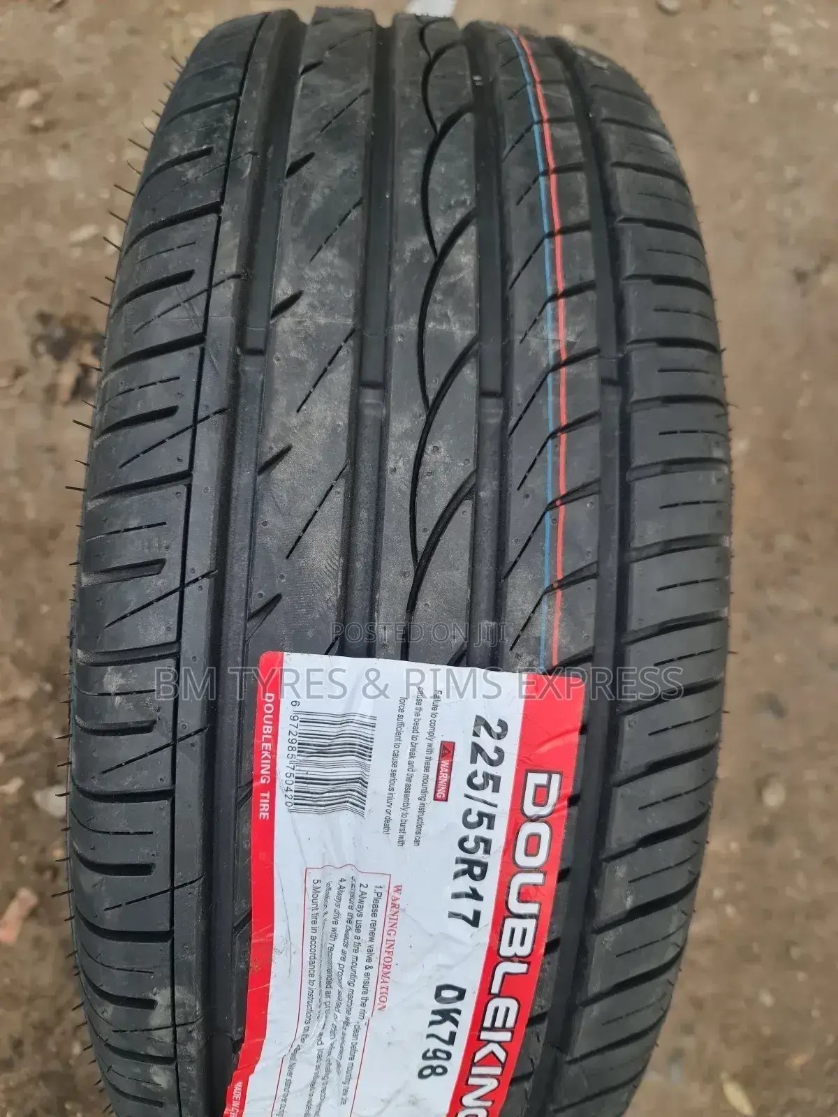 225 /55 R17 Doubleking Tyres.