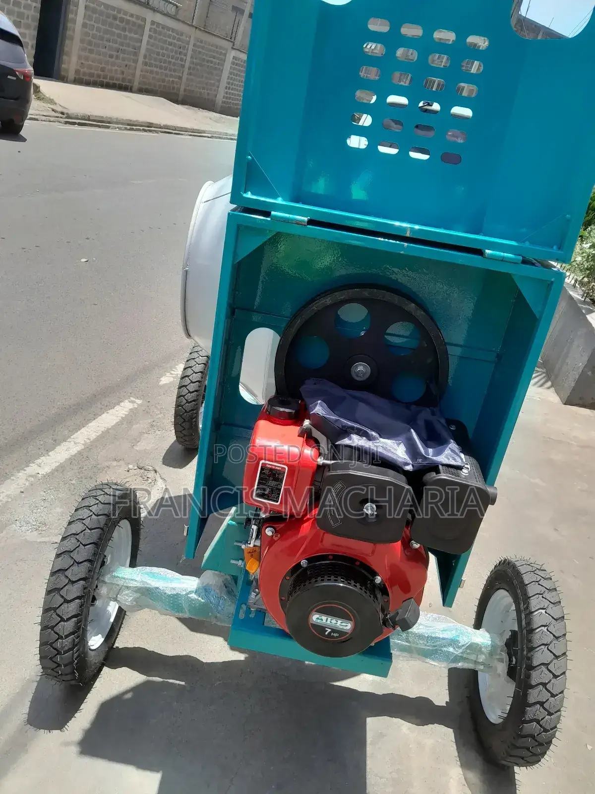 400l Engine Powered Concrete Mixer 7hp